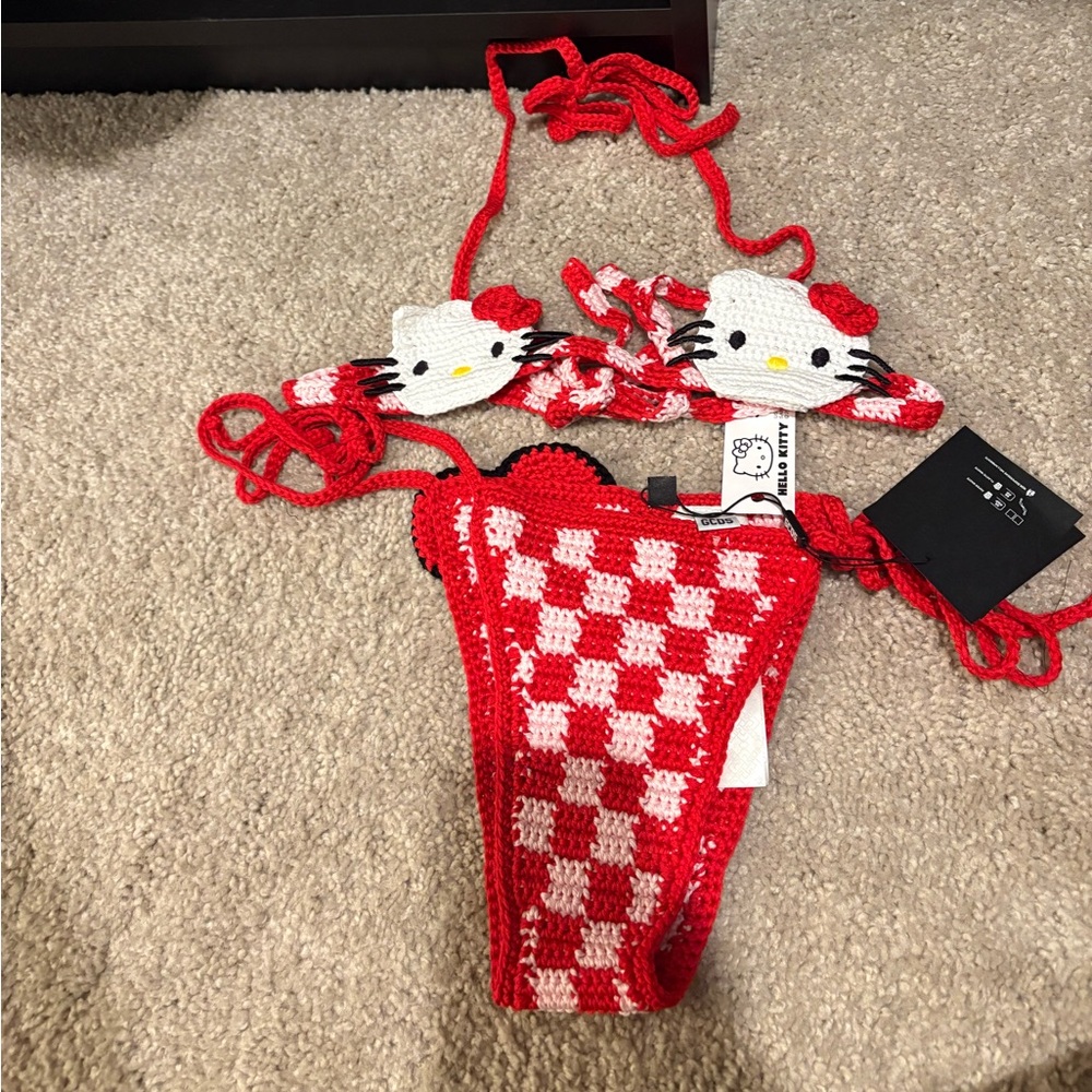 GCDS x Hello Kitty bikini